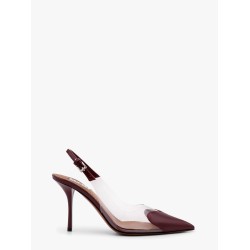 Slingbacks 90 leather and PVC pumps