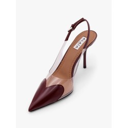 Slingbacks 90 leather and PVC pumps