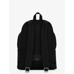 Nylon and leather City backpack