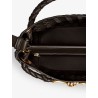 Andiamo Bucket leather crossbody bag with Intrecciato Pattern