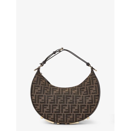 Fendigraphy Small FF jacquard fabric handbag