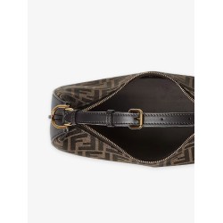 Fendigraphy Small FF jacquard fabric handbag