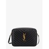 Quilted leather camera bag shoulder bag