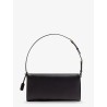 DeVain Leather Shoulder Bag with Metal VLogo Signature