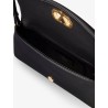 DeVain Leather Shoulder Bag with Metal VLogo Signature
