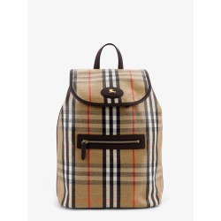 Highlands coated canvas backpack with front logo