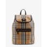 Highlands coated canvas backpack with front logo