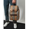 Highlands coated canvas backpack with front logo