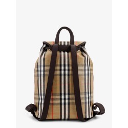 Highlands coated canvas backpack with front logo