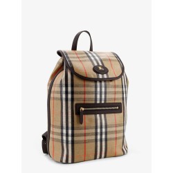 Highlands coated canvas backpack with front logo