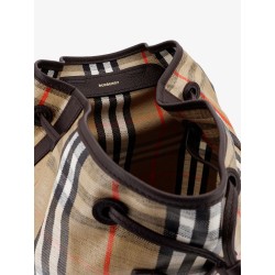 Highlands coated canvas backpack with front logo