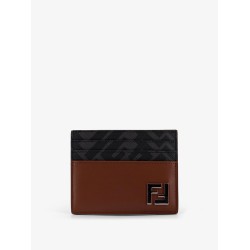 Leather and FF fabric card holder