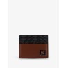 Leather and FF fabric card holder