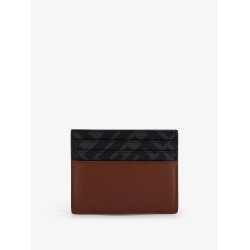 Leather and FF fabric card holder