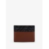 Leather and FF fabric card holder