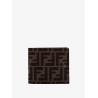 Bifold wallet in FF jacquard fabric