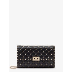 Rockstud Spike leather crossbody bag with iconic all-over studs