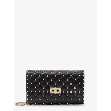 Rockstud Spike leather crossbody bag with iconic all-over studs