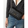 Rockstud Spike leather crossbody bag with iconic all-over studs