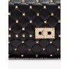 Rockstud Spike leather crossbody bag with iconic all-over studs