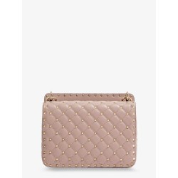 Rockstud Spike leather crossbody bag with iconic all-over studs