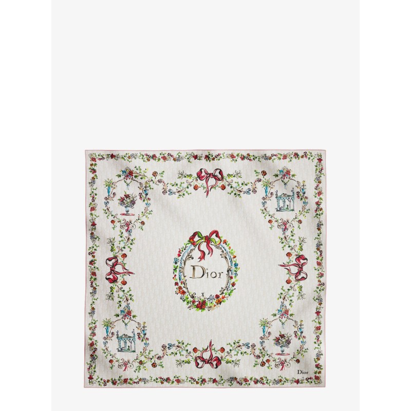 Dior Arabesque Dioriviera 90 silk foulard