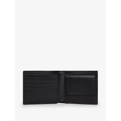 Leather Bi-Fold Wallet with Coin