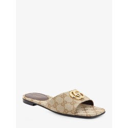GG fabric slide sandals