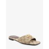 GG fabric slide sandals