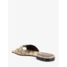 GG fabric slide sandals
