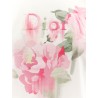 Cotton T-shirt with Dior Painted Roses print