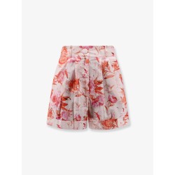Printed cotton shorts
