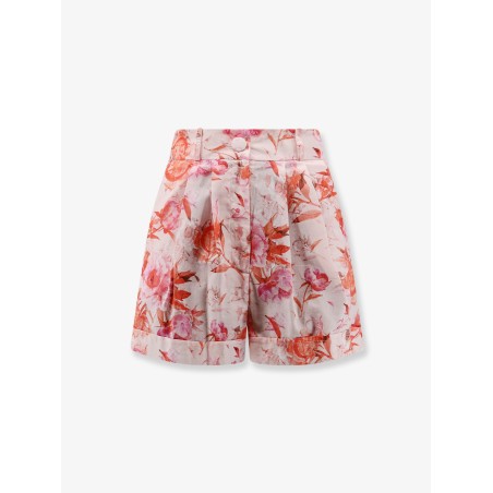 Printed cotton shorts
