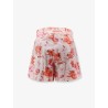 Printed cotton shorts