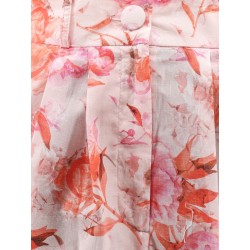 Printed cotton shorts