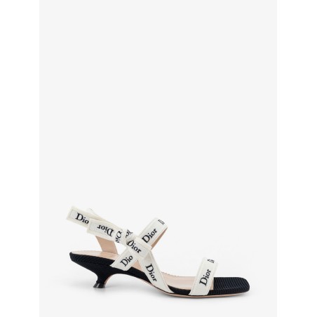 Embroidered canvas J'Adior sandals