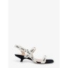 Embroidered canvas J'Adior sandals