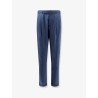 Silk trousers with belt
