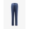 Silk trousers with belt