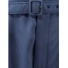 Silk trousers with belt
