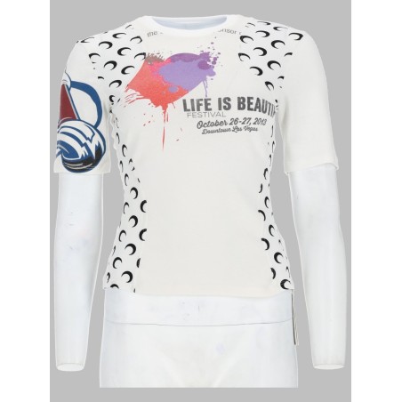 T-SHIRT UPCYCLED CON STAMPA