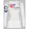 T-SHIRT UPCYCLED CON STAMPA
