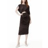 DRAPED CUPRO TOP