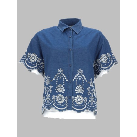 CAMICIA "CLEMENTINE" IN CHAMBRAY