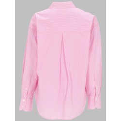 CAMICIA A RIGHE CON RICAMO