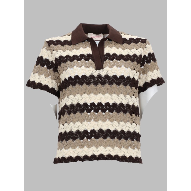 POLO IN COTONE CROCHET