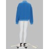 BLOUSON CON ZIP IN POPELINE DI SETA
