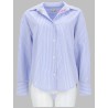 CAMICIA A RIGHE CON RICAMO