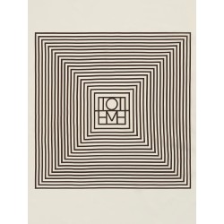 Centered Monogram silk foulard