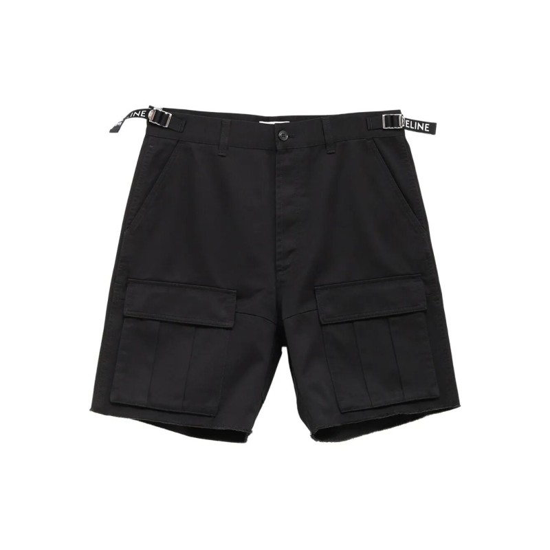 Cargo cotton bermuda shorts